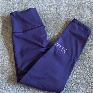 Fleo plum cropped leggings